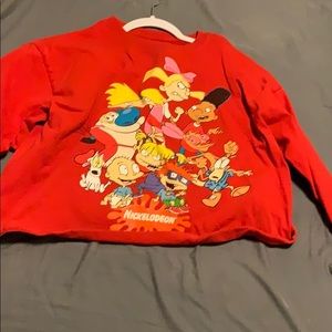 Nickelodeon crop top shirt